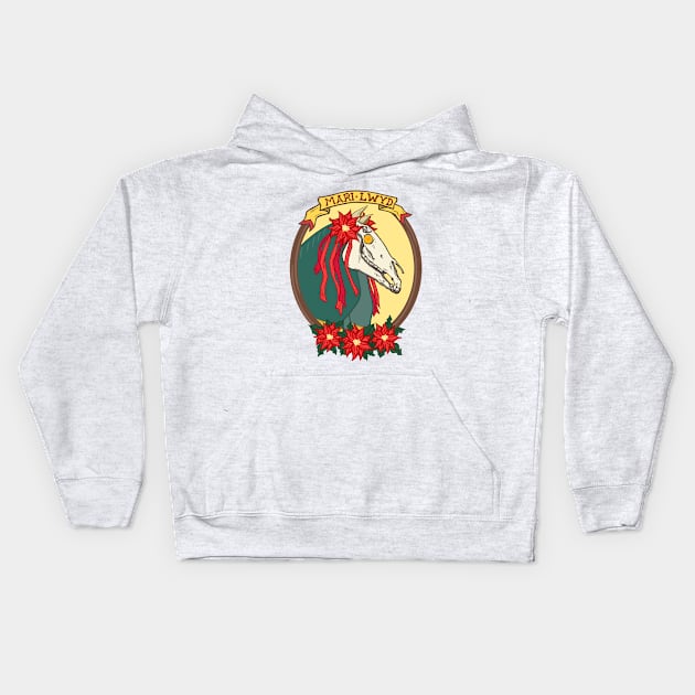 Mari Lywd Christmas Kids Hoodie by SaltDream